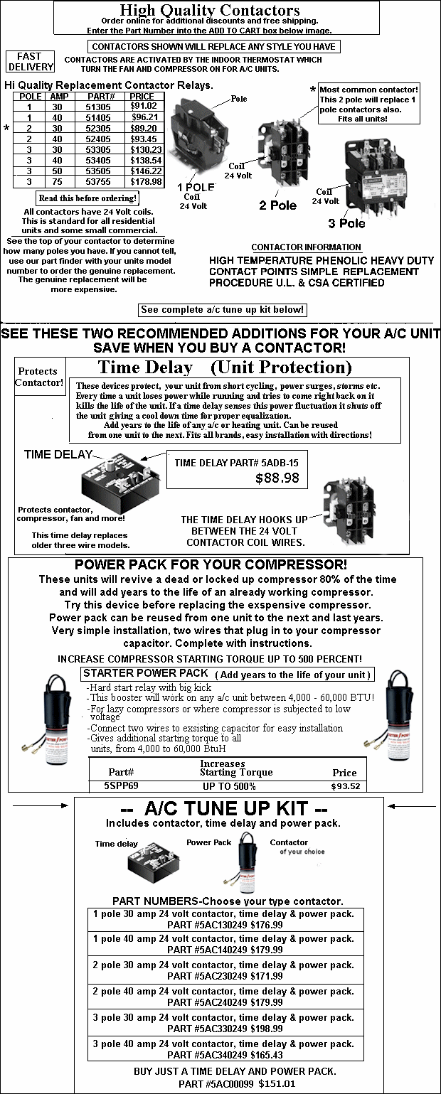 Concord  contactor,Concord  contactor relay,Concord  time delay,Concord  compressor,Concord  air conditioning part,